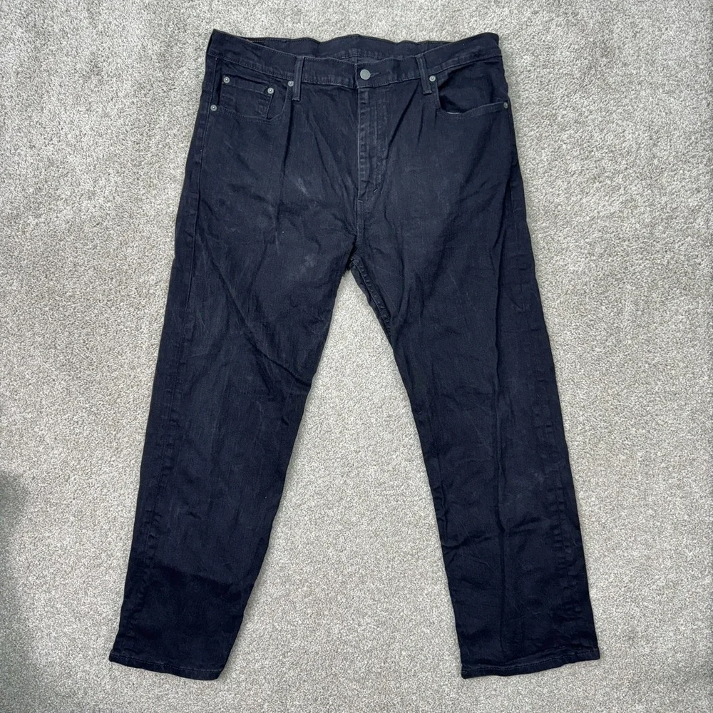 Levis 569 Loose Straight Jeans Mens 40x32 Black Baggy Relaxed Fit Denim